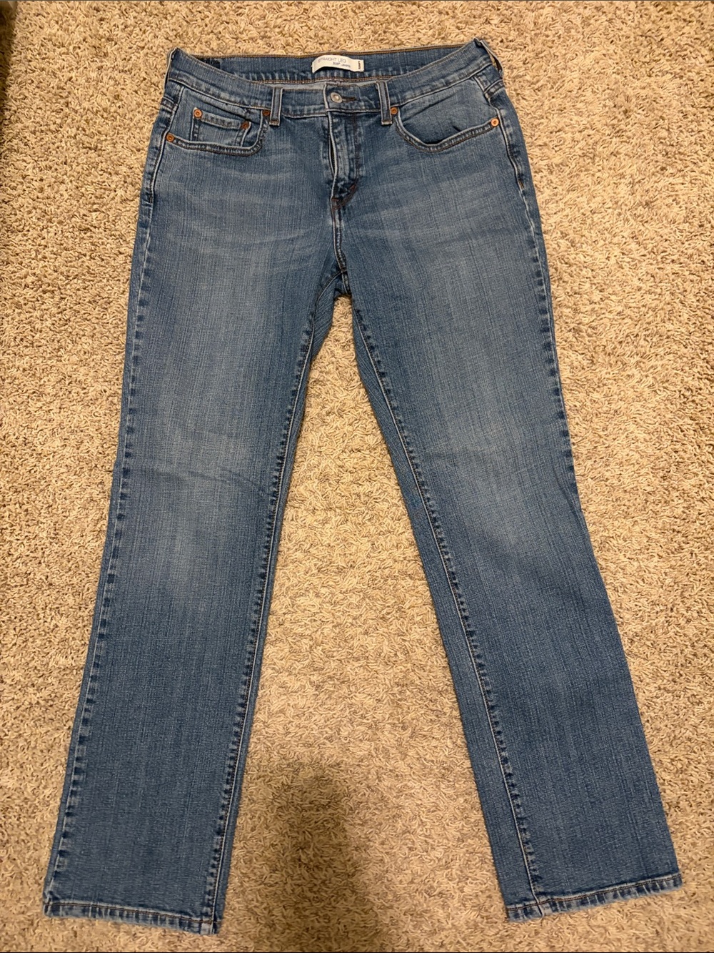 Levi’s Women's Straight-Leg Jeans in Medium Blue Wash